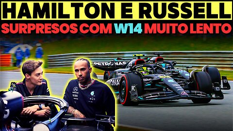 Hamilton e Russell surpresos com déficit do Mercedes W14 na Áustria