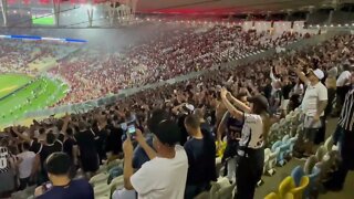 Torcida do Corinthians cantando mais alto no Maracanã - Flamengo x Corinthians