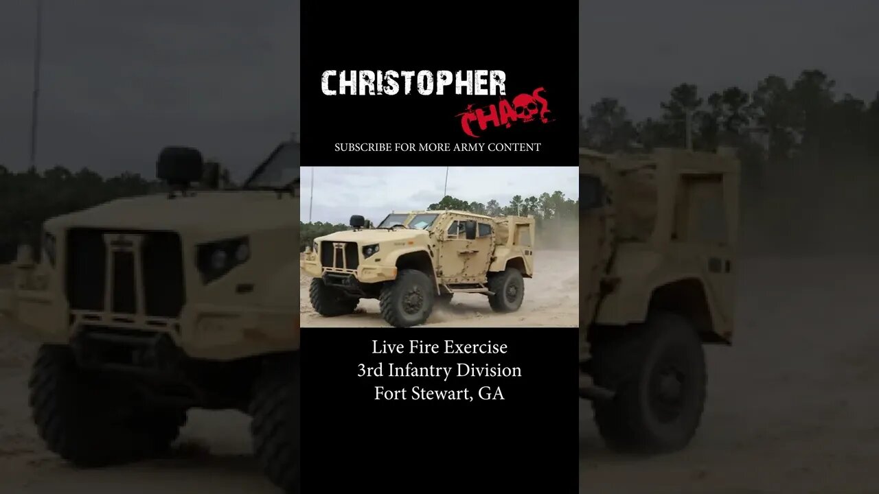 3rd Infantry Live Fire at Fort Stewart GA - #short