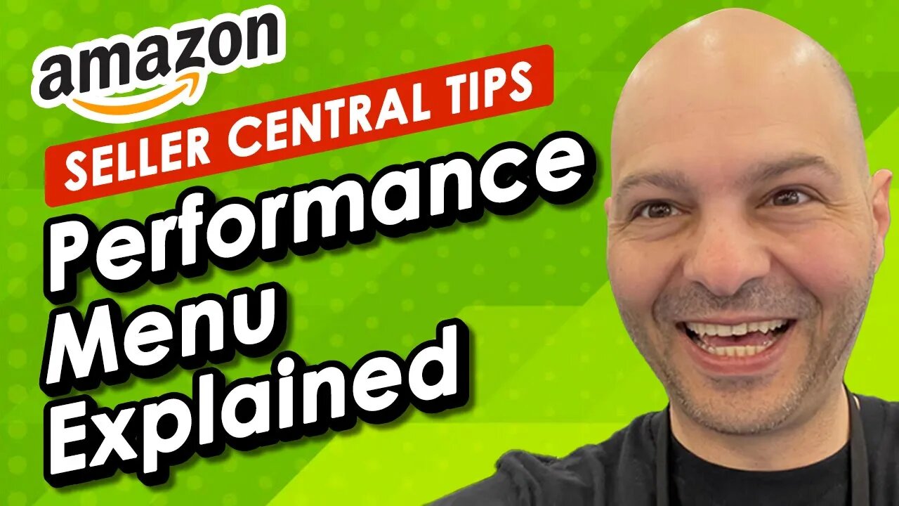 Amazon Seller Central Beginner Tips - The Performance Menu Explained