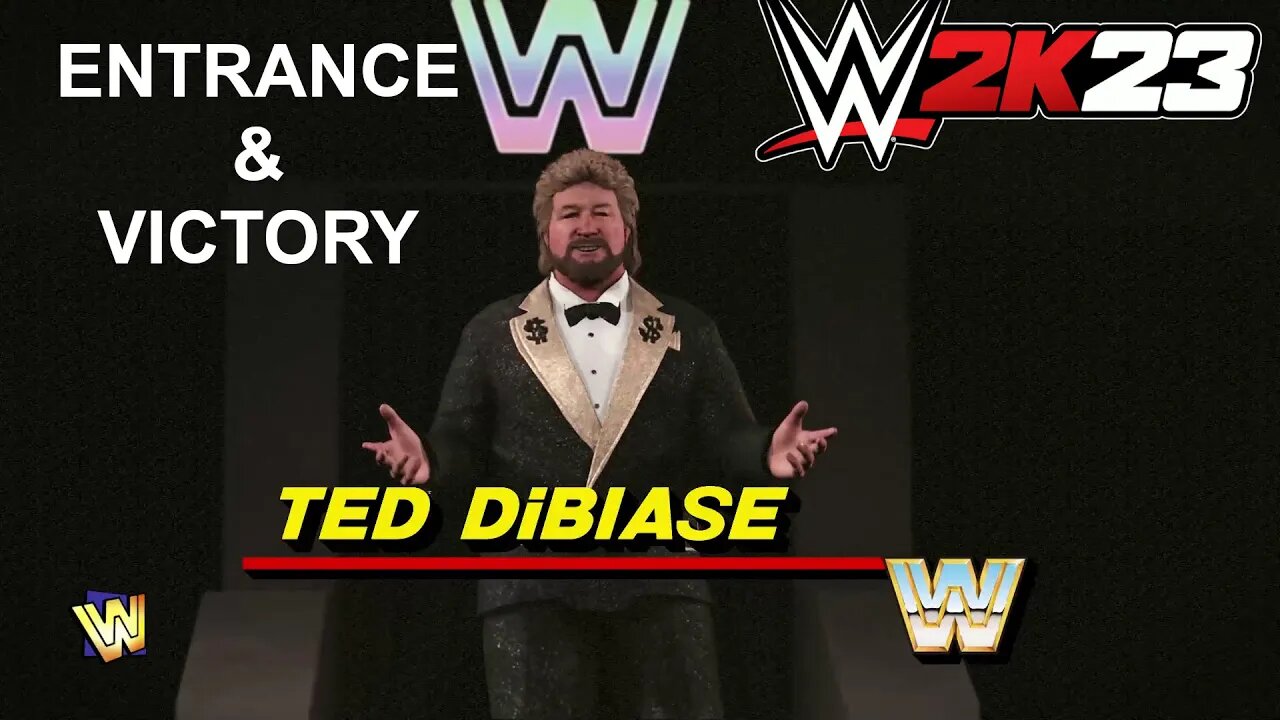 WWE 2K23 ENTRANCE & VICTORY "THE MILLION DOLLAR MAN" TED DIBIASE // SUMMERSLAM 1989