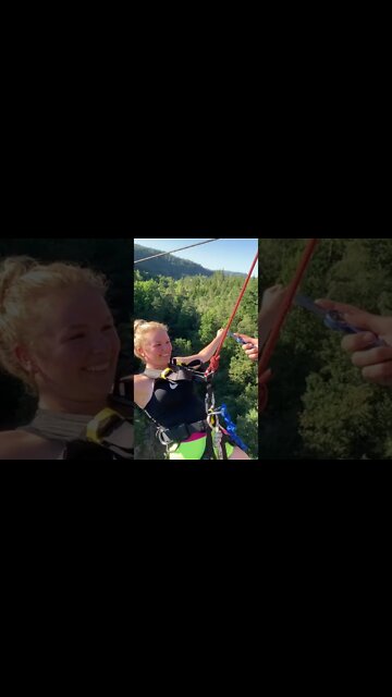 Would you dare do this? Scary Bungee Jump