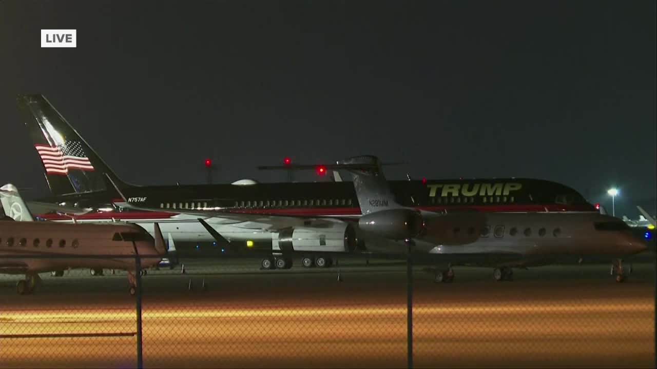 Trump expected to leave for New York ahead of arraignment