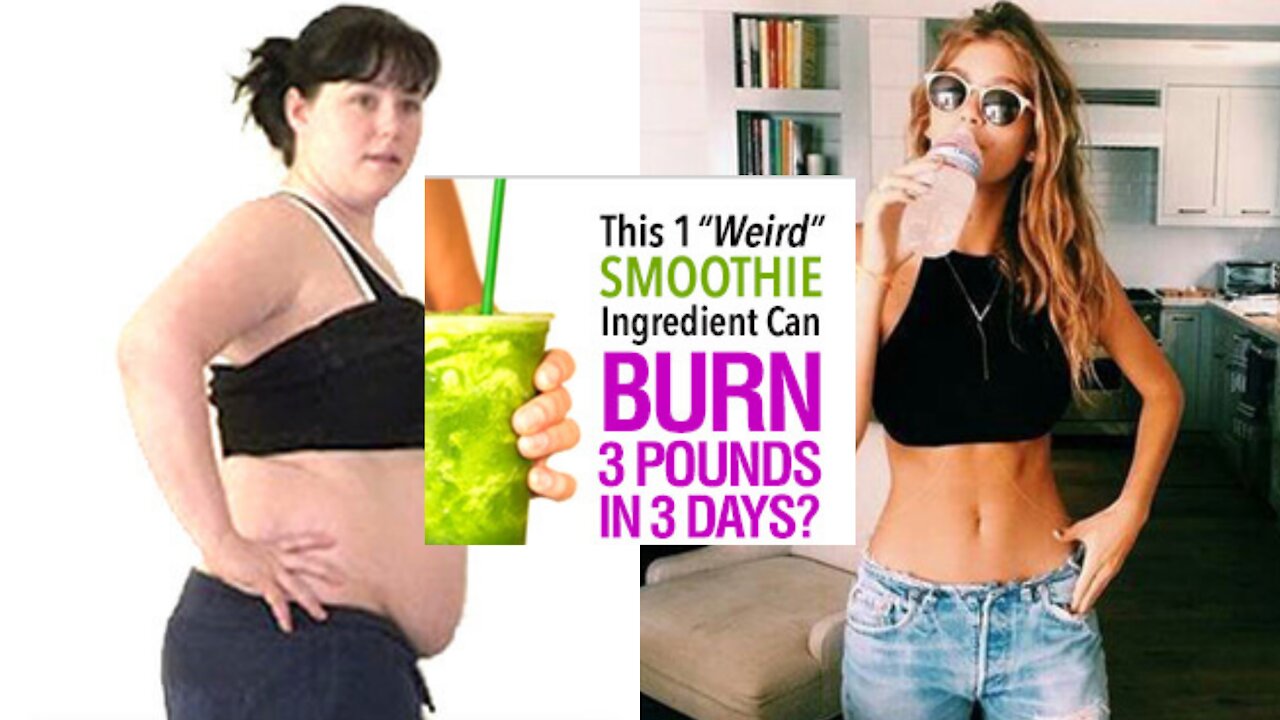 How to LOSE WEIGHT by just drinking 100% NATURAL SMOOTHIES - Simple way