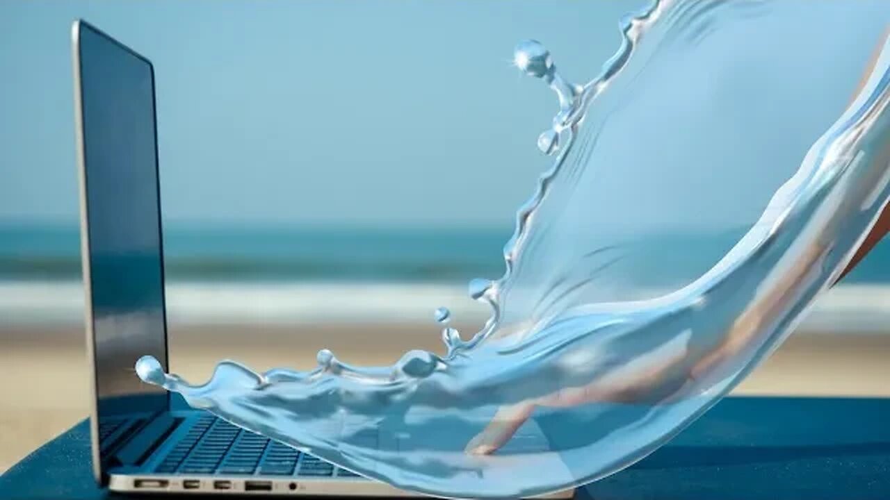 Water vs Laptop