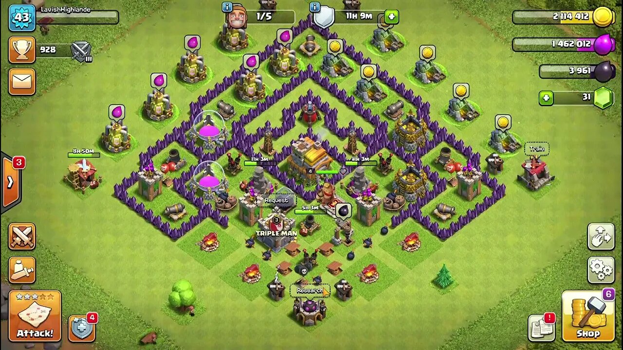 clash of clans Attack video 2