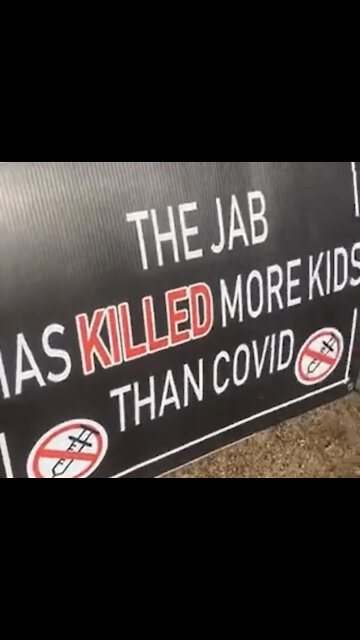 Memorial at Huntingdon beach reminding people about the CHILD VICTIMS of the vaccine