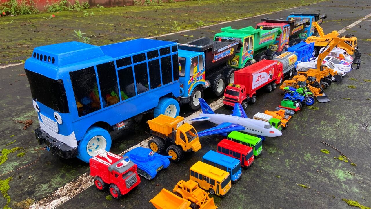 Truck Searches Long Forest In Search Of Toys