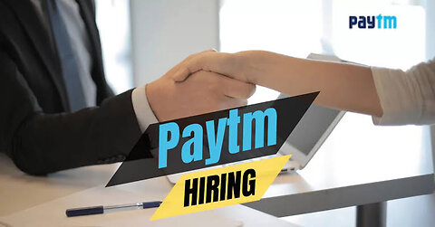 Paytm Hiring Work From Home