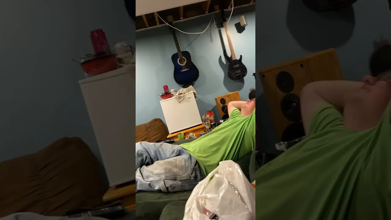 Tim showing off his couch #shorts