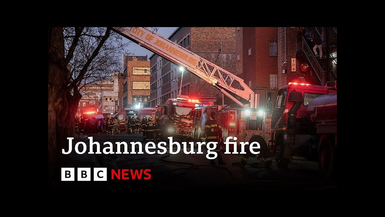 Johannesburg fire: More than 60 dead after building blaze - BBC News