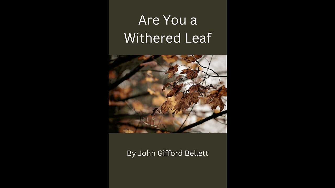 Are You a Withered Leaf