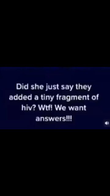 This is why you should never have sexual intercourse with the vaccinated