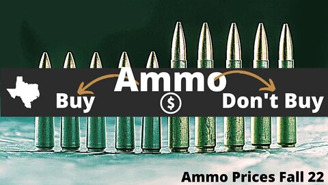 Ammo Prices are DROPPING, But... There is a catch...