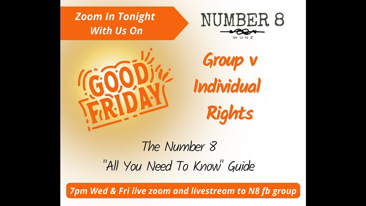 Ep 35 N8 7th Apr 23 - Good Friday Group v Individual Rights