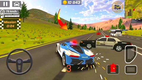 HD police vs gari game #703 police Gameplay Best Car Games Drift Gari Driving 2023 Android