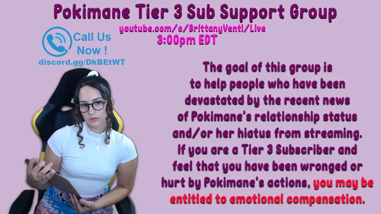 Pokimane Tier 3 Sub Support Group (Parody) - Starring Jessix & Brittany Venti