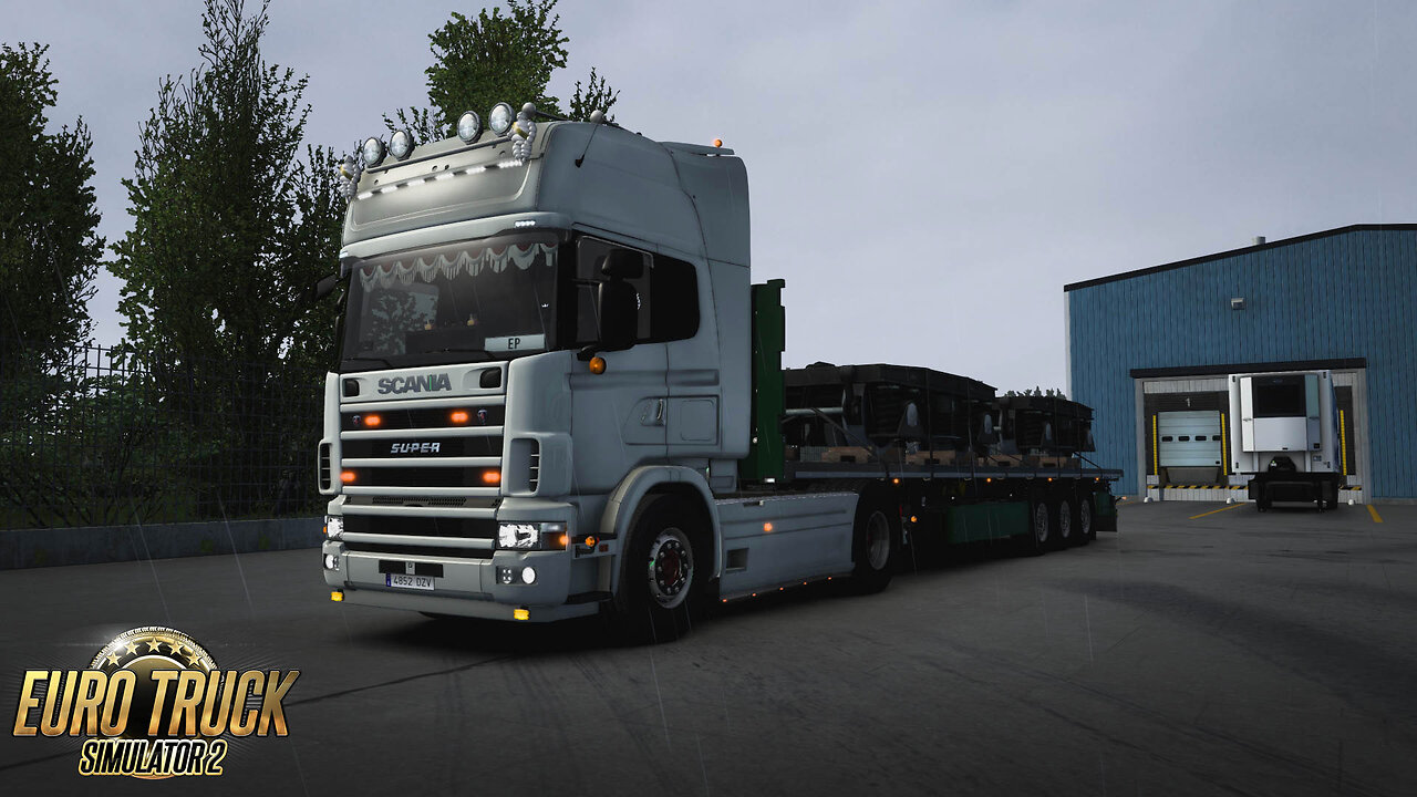 ETS2 | Scania R 4-Series 460 | Bayonne FR to Bilbao ES | Train Undercarriage 20t