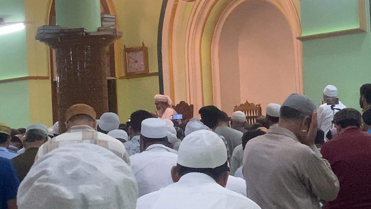 Maulana Salahuddin Saifi DB at Markazi Jamia masjid kishtwar