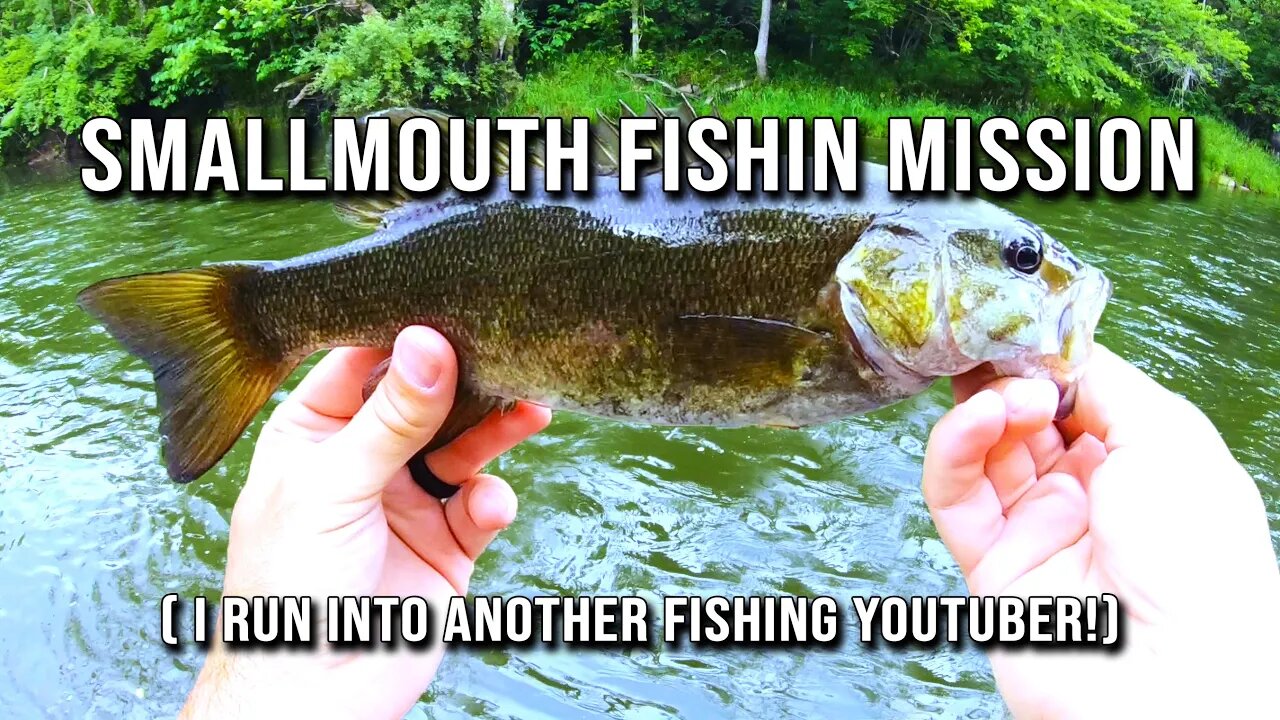 Creek Fishing (We met another Fishing Youtuber on the water!)