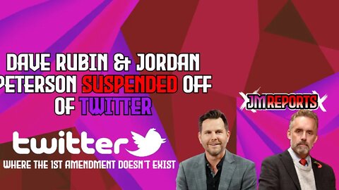 Jordan Peterson & Dave Rubin suspended off of twitter for saying Ellen Page far left celebrate