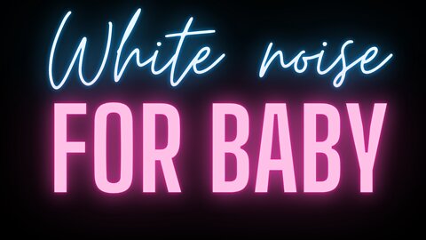 White Noise And Black Screen For Babies - Soothing White Noise For Seep