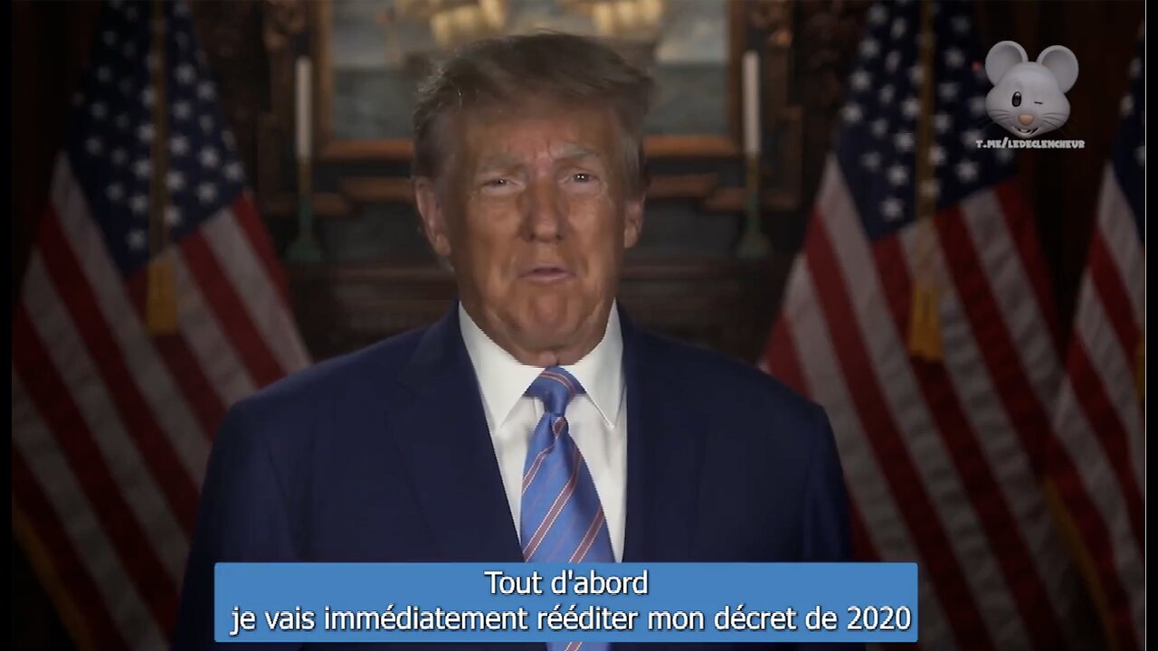 Donald TRUMP : "Voici Mon Plan Pour Démanteler L'État Profond"