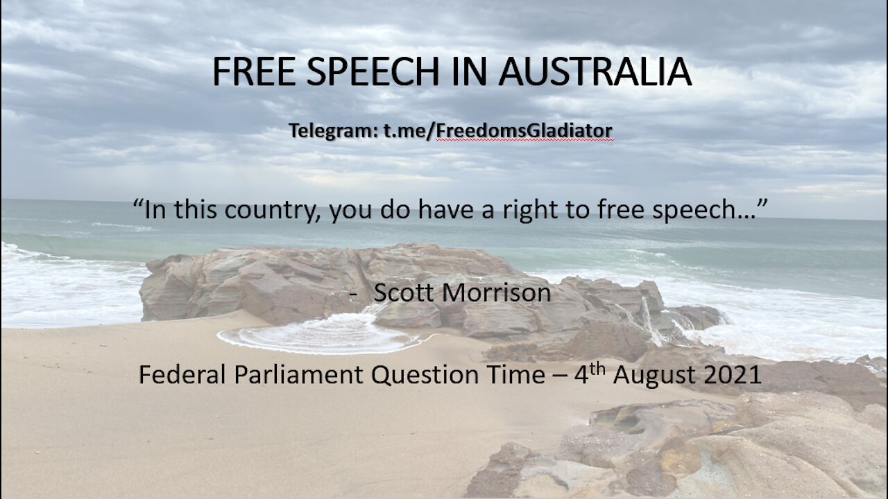 Free Speech In Australia