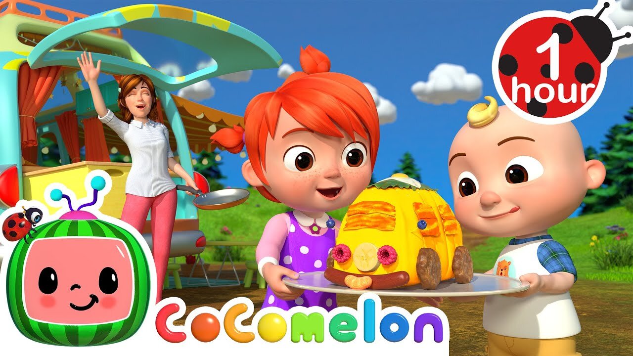 Wheels on the Bus (Camper Van) + More CoComelon Nursery Rhymes & Kids Songs