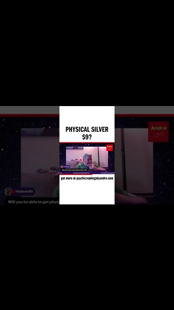 Physical Silver $9?