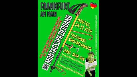 #KLARTEXT und #DauerwelleDemoreport am 09.12.34 in Frankfurt