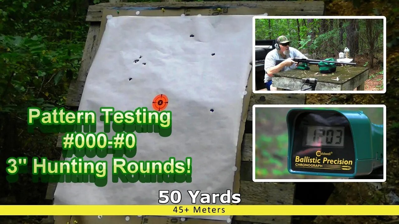 #0 & #000 Buckshot Hunting Load Tests!