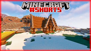 Construindo minha casa no minecraft Survival #Shorts #Minecraft