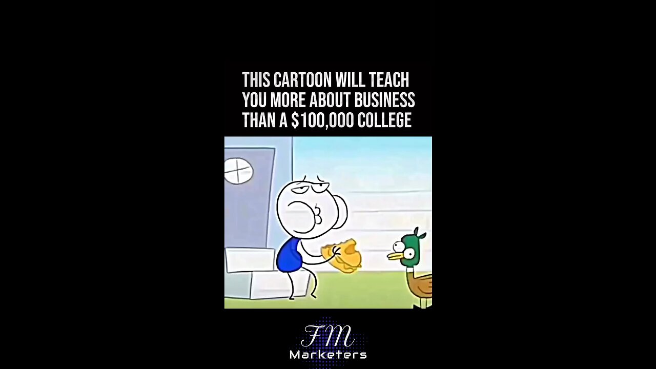 Cartoons vs. College: Unconventional Business Education by FM Marketers
