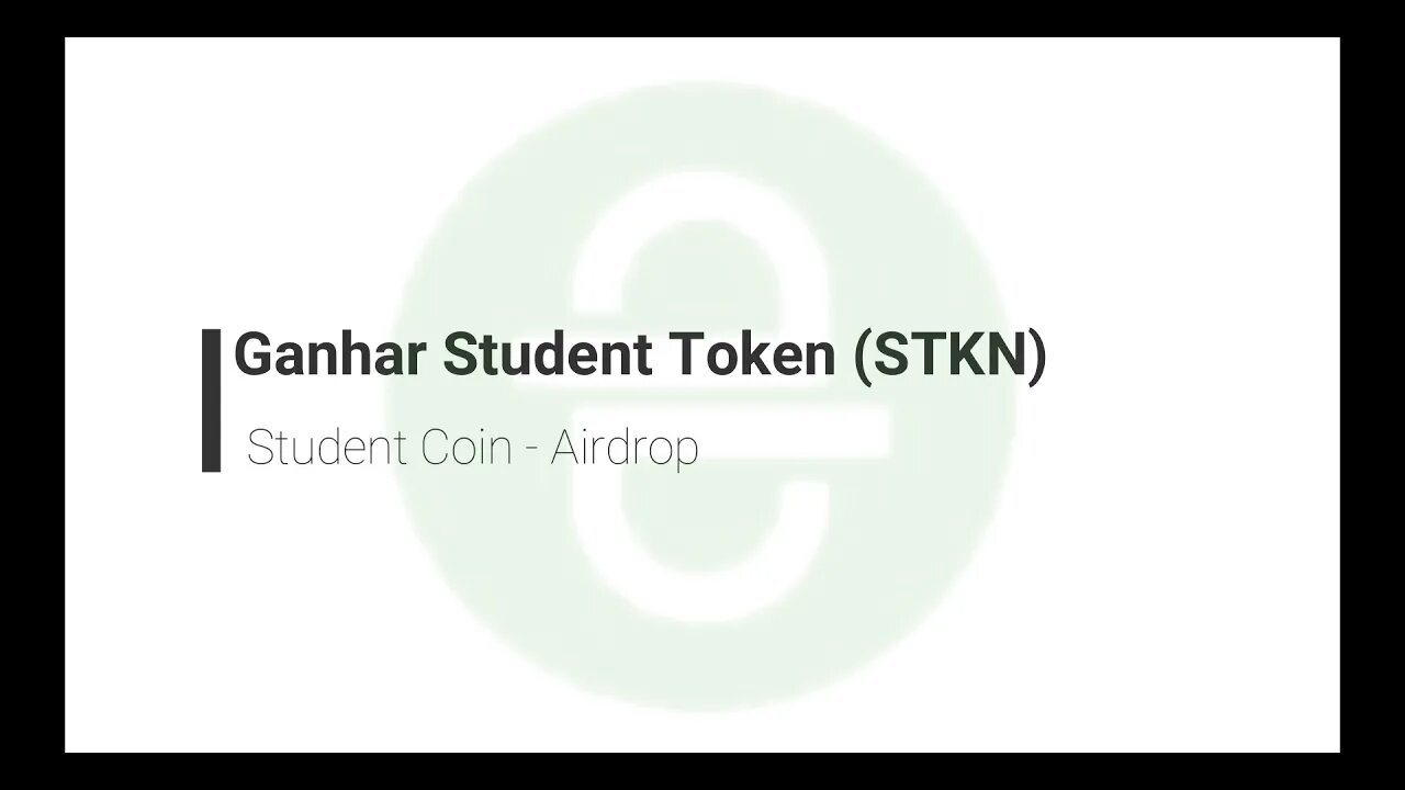 Finalizado - Airdrop Eterno - Student Token - Este airdrop ainda está pagando então bora ganhar