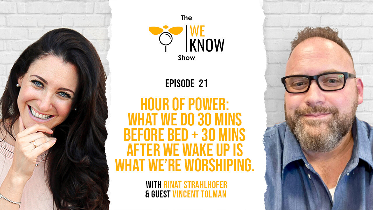 Snippet: Hour of Power - what we do 30 mins before bed + 30 mins after we wake up is what we’re worshiping.