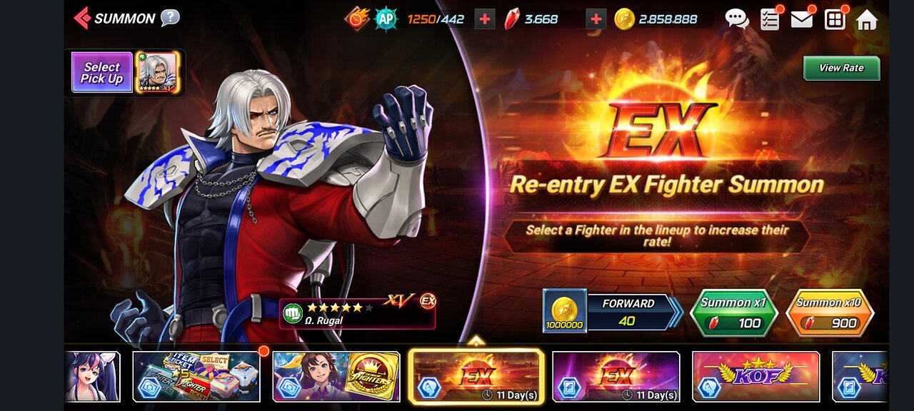 KOFAS • EX BANNER SPECIAL SUMMON RUGAL & DUO LAN