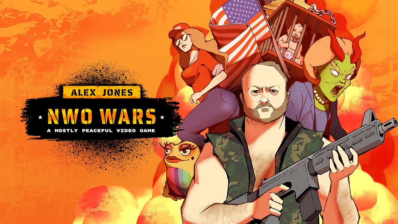 Alex Jones Video Game Goes Viral!