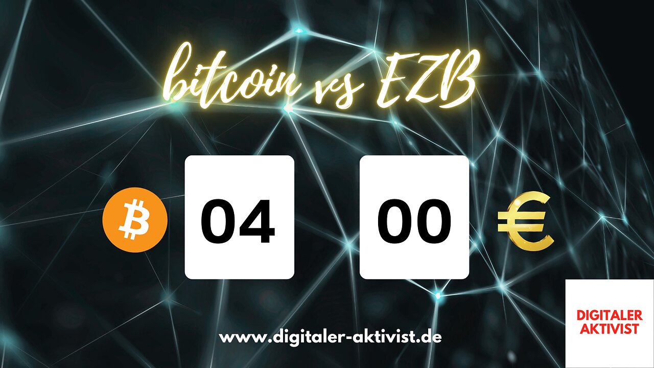 Praxistest: bitcoin vs EZB: Vier zu Null (4:0)