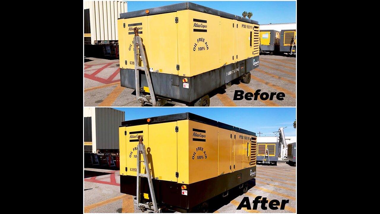 Atlas Copco air compressor city Restored