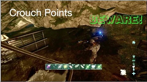 Raiding Glowtail Cave S:3 EP:7 how to raid crouch point, tek cruise missile