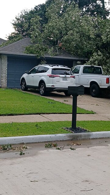 strong storm went thru Spring Texas today