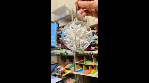 Simple paperquilling snowflake 3D