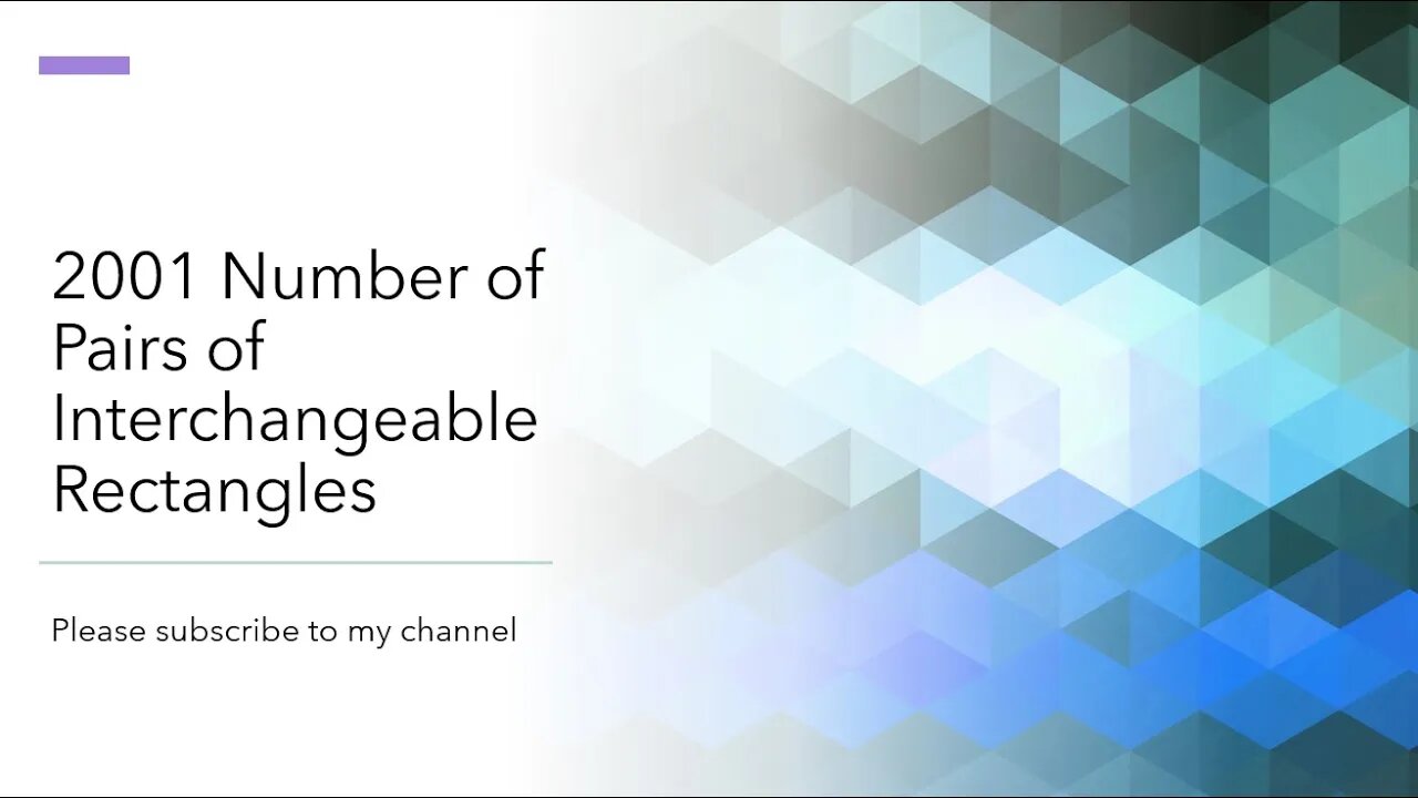 Leetcode 2001 Number of Pairs of Interchangeable Rectangles