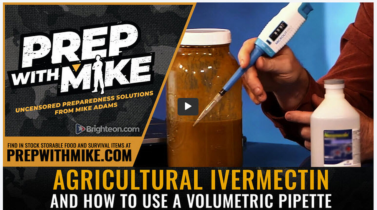 PrepWithMike: Agricultural Ivermectin and how to use a volumetric pipette