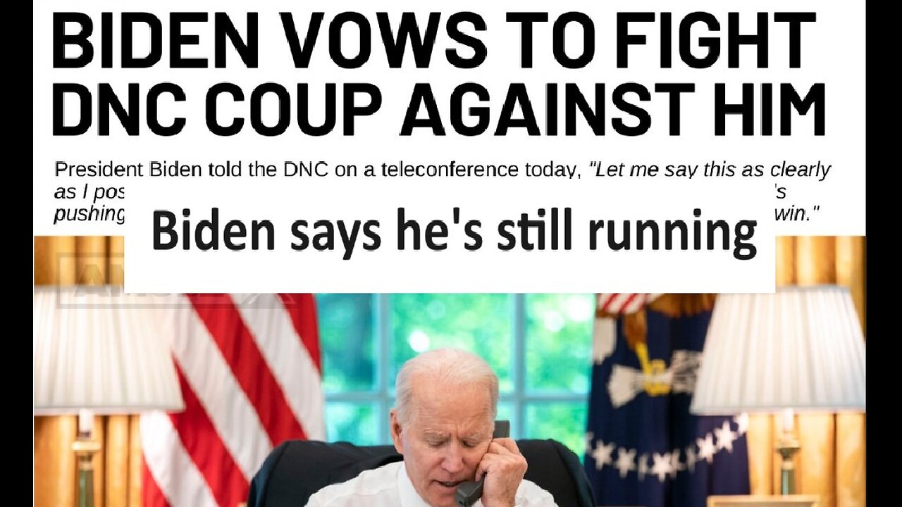 Biden says he’s running for President and wont be pushed out