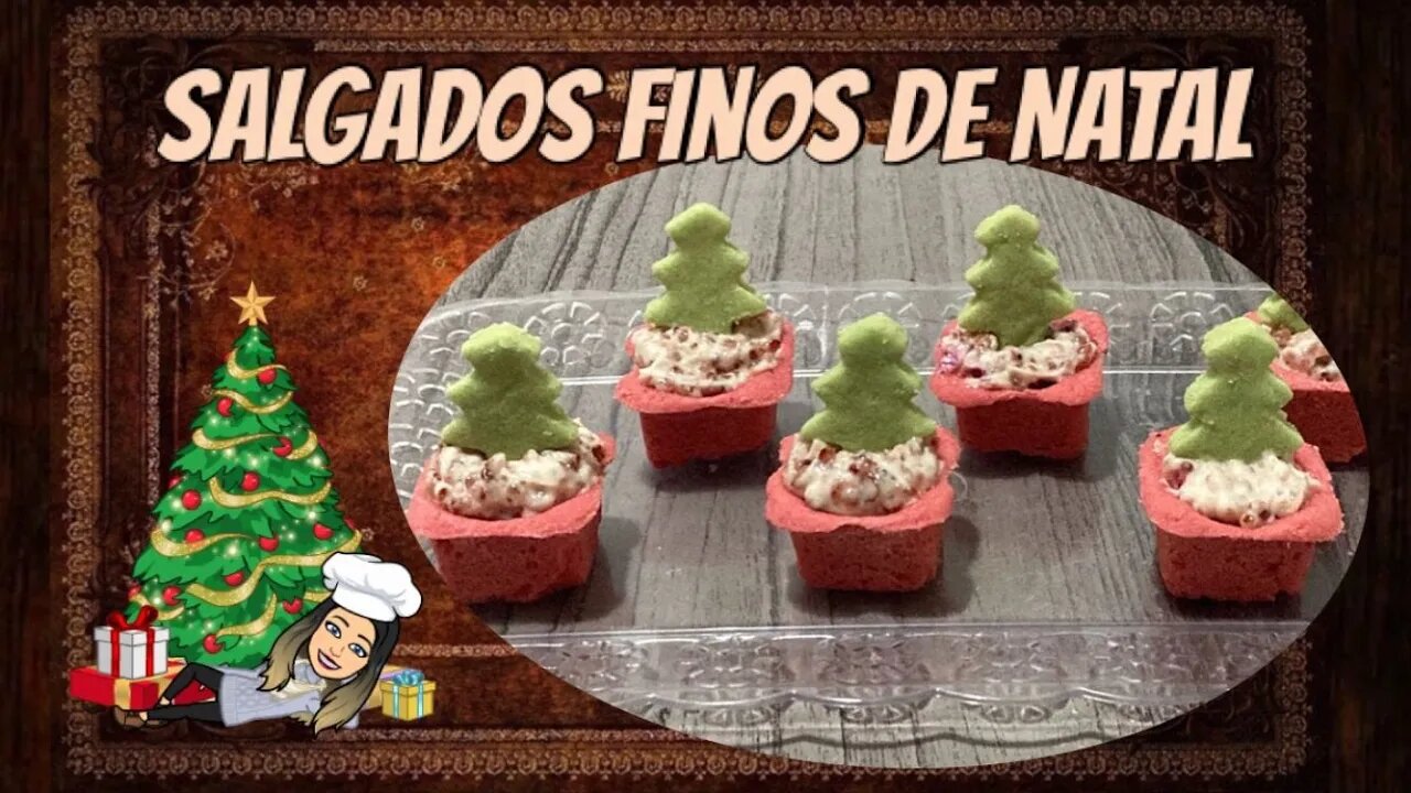 [NOVIDADE] Salgados Finos de Natal | Lindos e Fáceis | Receitas de Natal