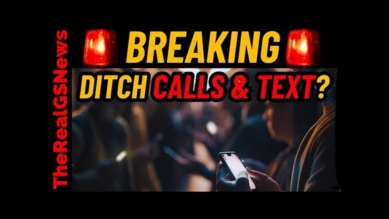 EMERGENCY NEWS!! People are being told to DITCH CALLS & TEXT