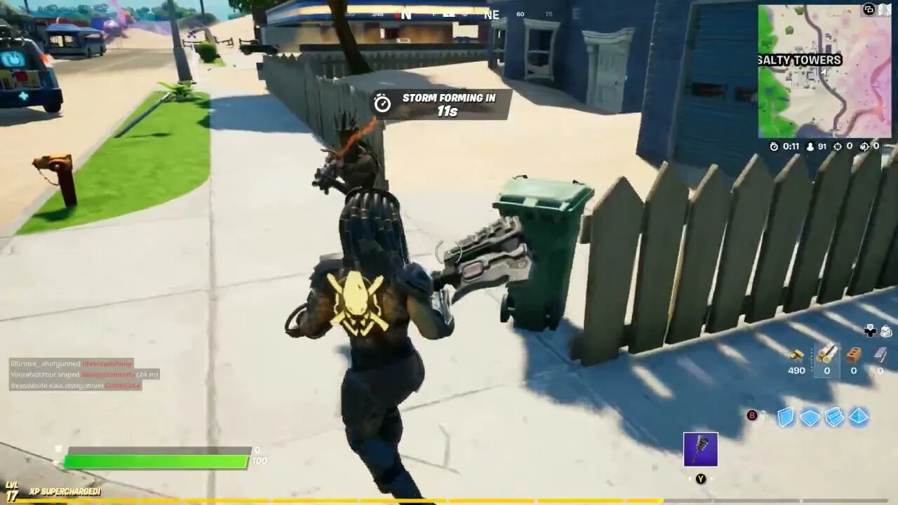 The Predator takes on the Gurdians of the Galaxy / FORTNITE / MCvsAvsPvsT