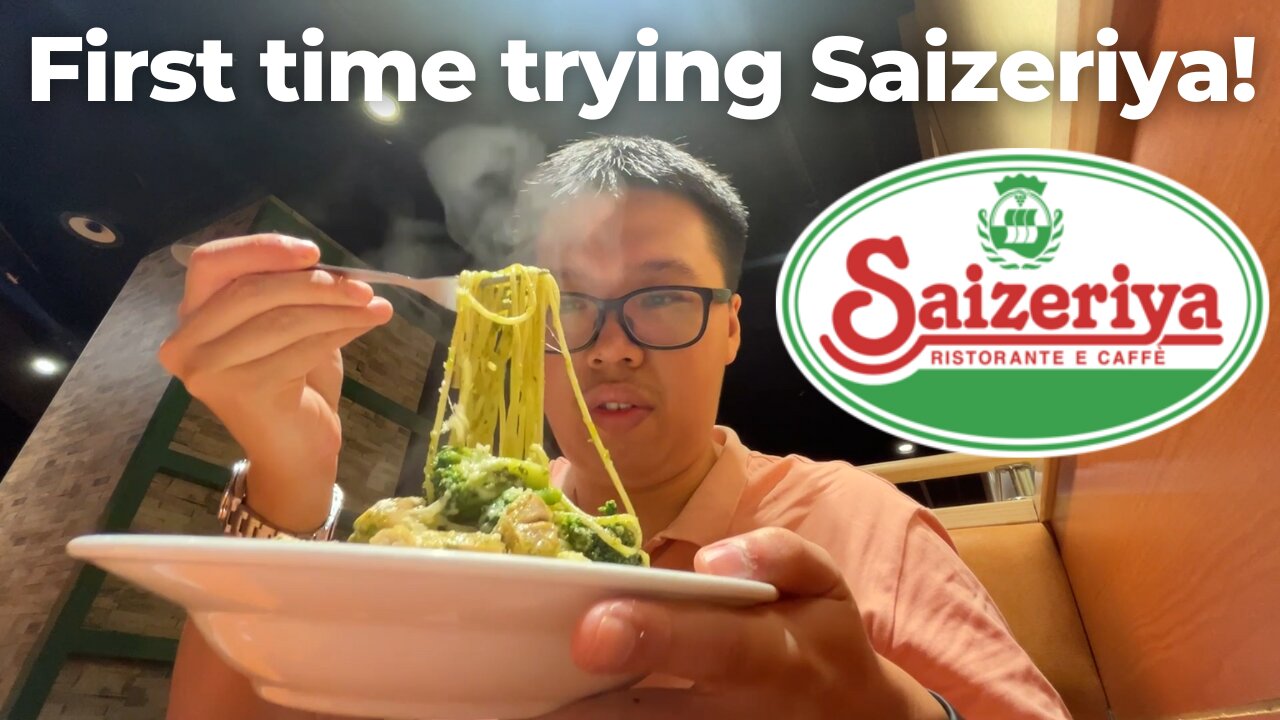 Trying Saizeriya for the first time!